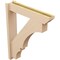 Ekena Millwork 5 1/2-in W x 26-in D x 32-in H Balboa Slat Rough Cedar Woodgrain TimberThane Outlooker, Primed Tan OUTUR055X26X32BOA24RCPR - alternate 4